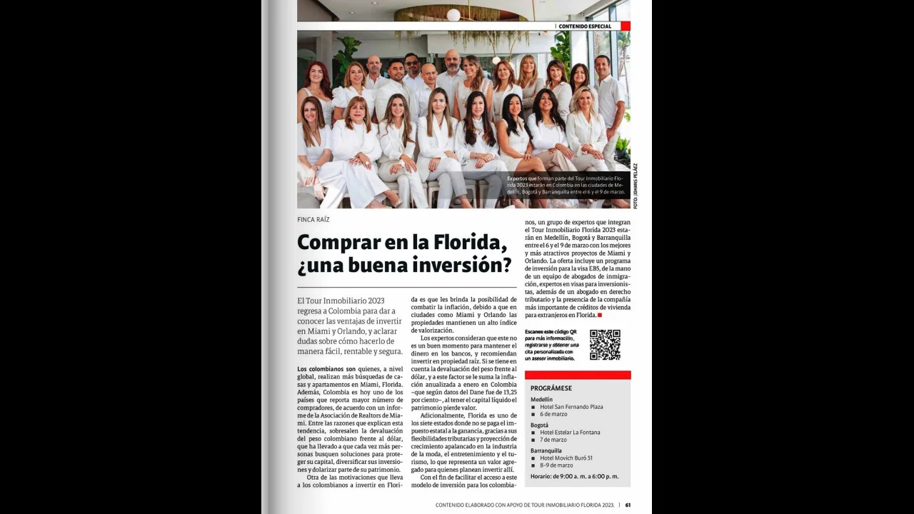 Finca Raiz feature Comprar en la Florida una buena inversion featuring Miami Real Group